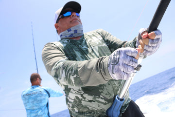 Sun Protection with Fish Monkey Gloves and Face Guards