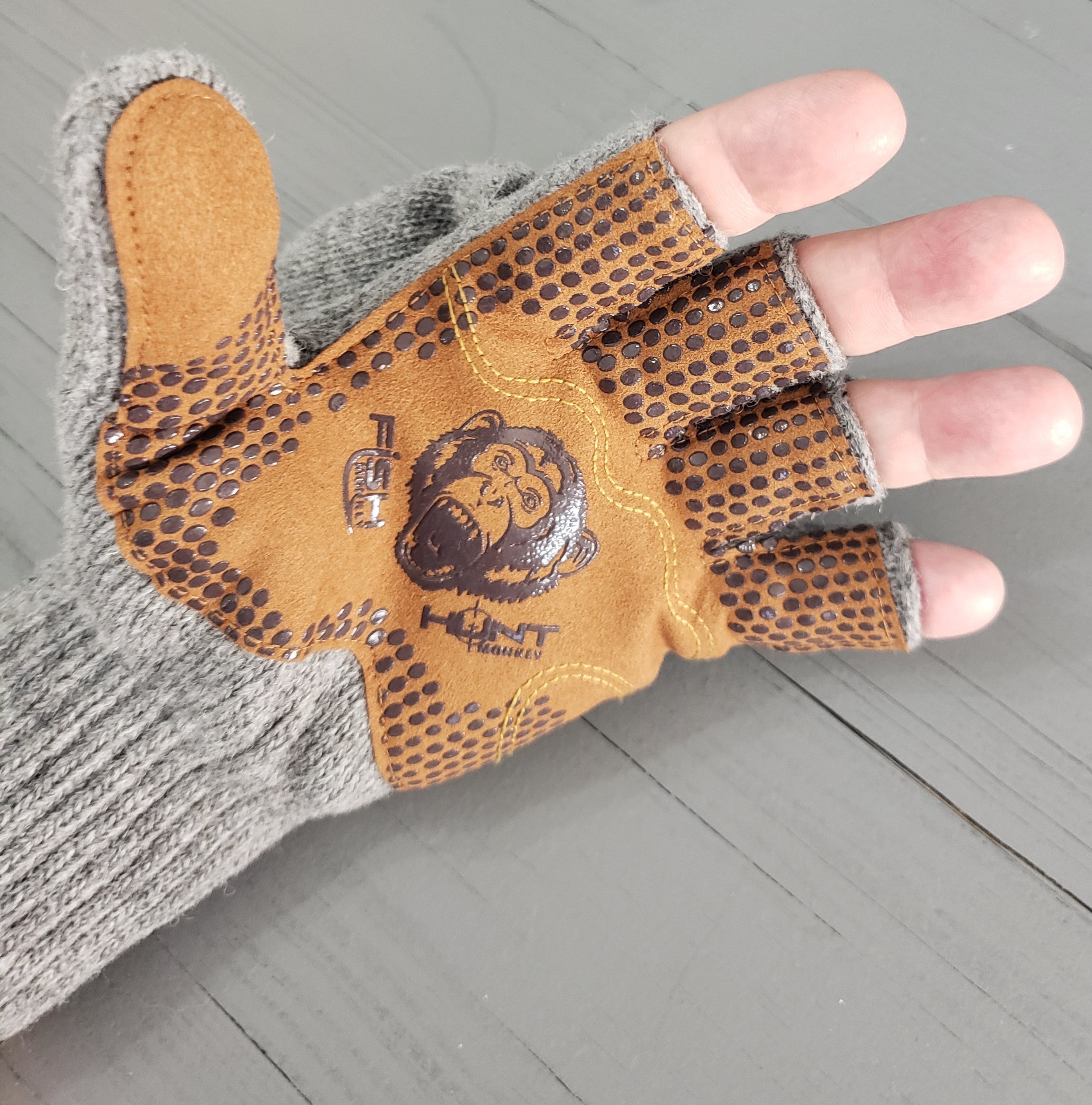 fish monkey handschuhe Wooly Mitten