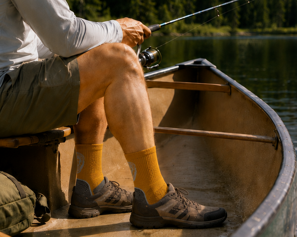 Lightweight Guide Series Mini Crew Fishing & Hunting Socks