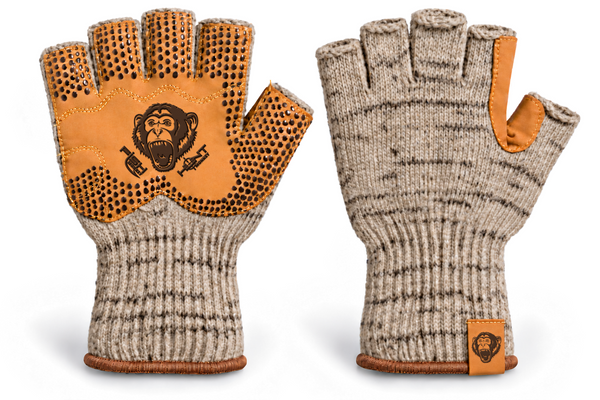 Wooly Precision Grip Half Finger Glove