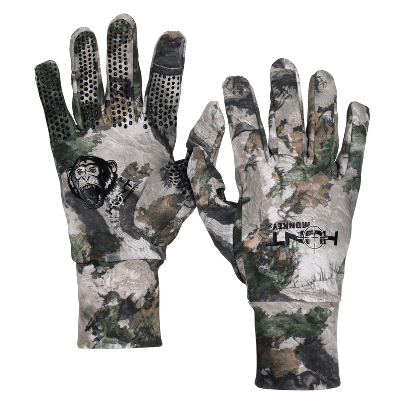 “Monkey Hands glove in Mossy Oak Terra Gila camo”