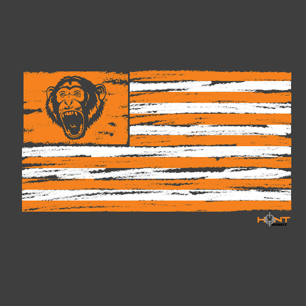 Hunt Monkey Chalk Flag T-Shirt