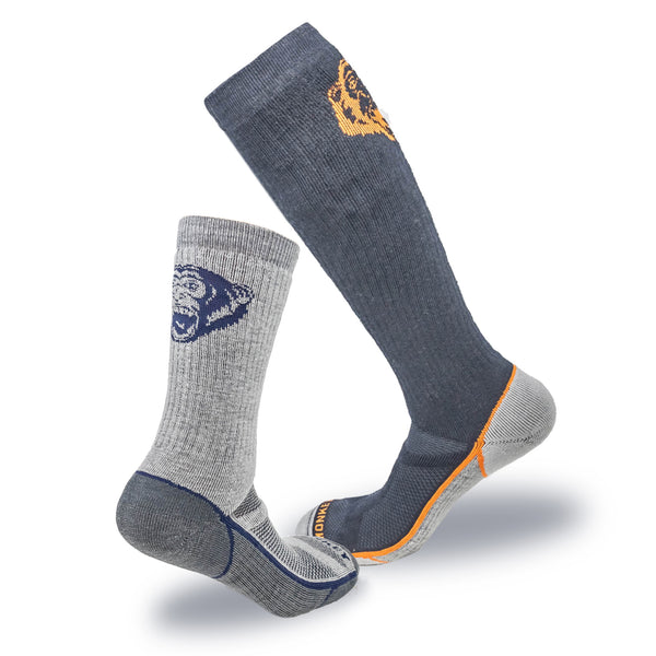 2-Pair Mediumweight Merino Socks