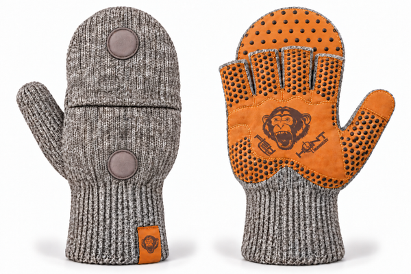 Wooly Long Convertible Cold-Weather Mitten Glove