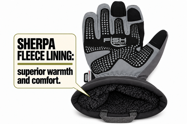 Stealth Sherpa Dry-Tec Waterproof Ice Fishing Glove