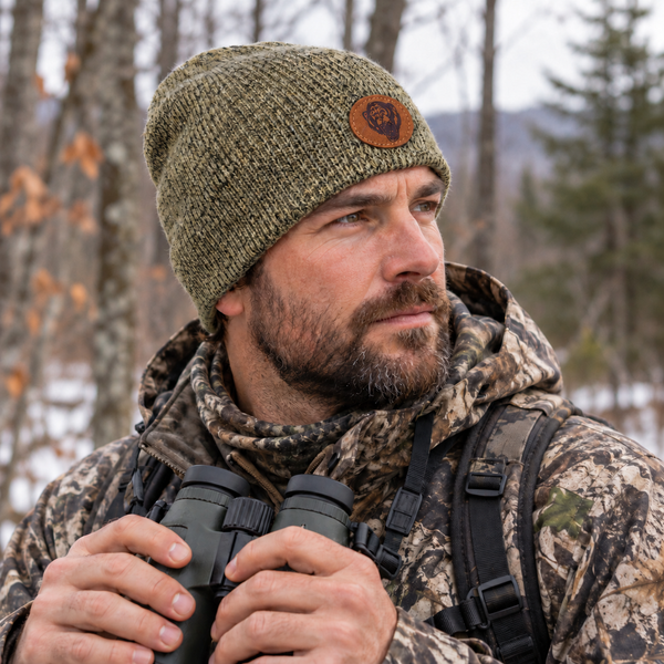 WOOLY HEAD Jersey Knit Wool Beanie