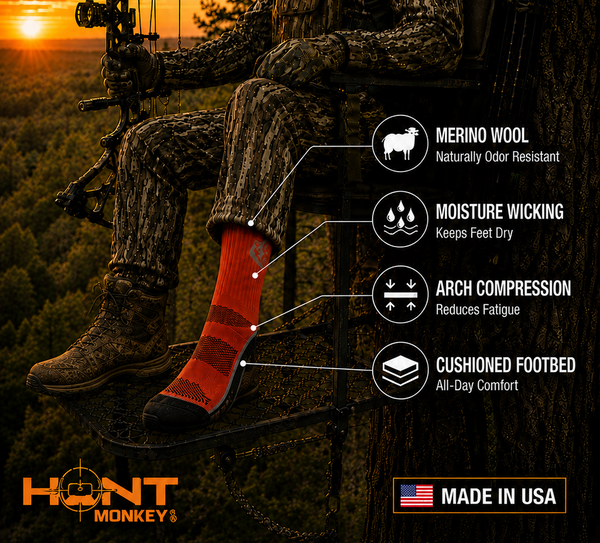 Guide Series Lightweight Boot-Crew Merino Socks