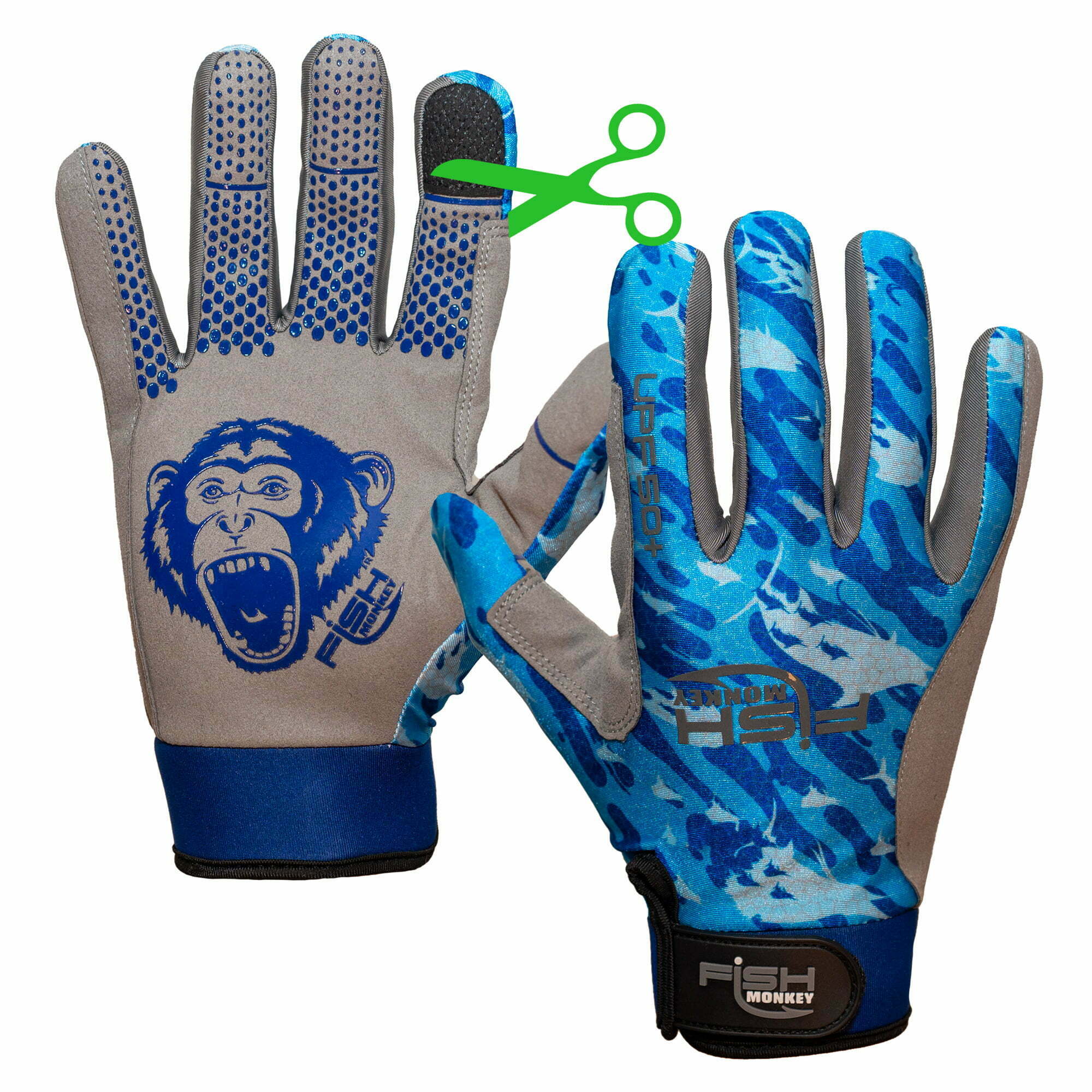 fish monkey handschuhe Fish Monkey FM22 Free Style Custom Fit Glove Marsh / 2XL